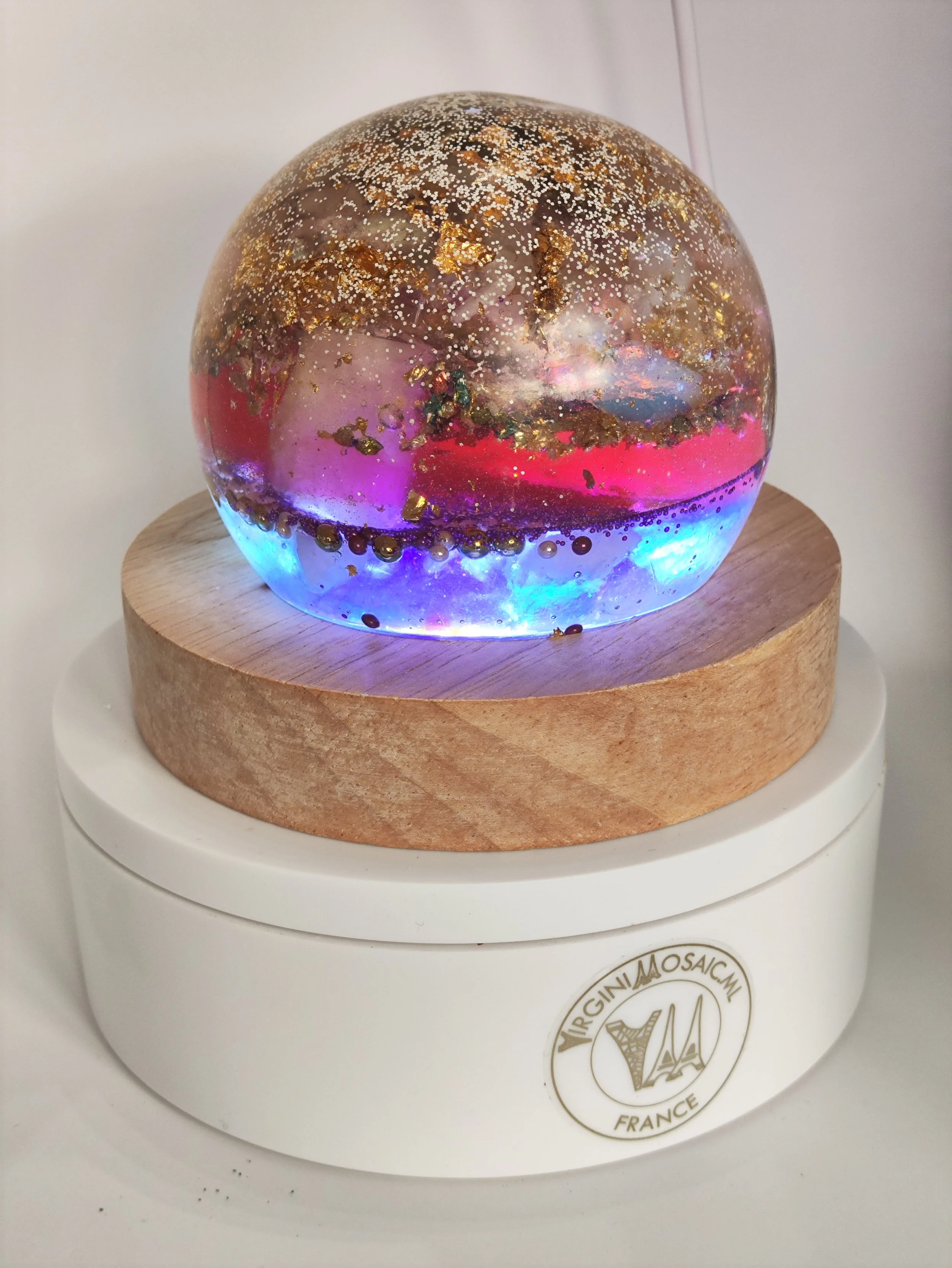 Sphere orgonite, voyage dans les etoiles