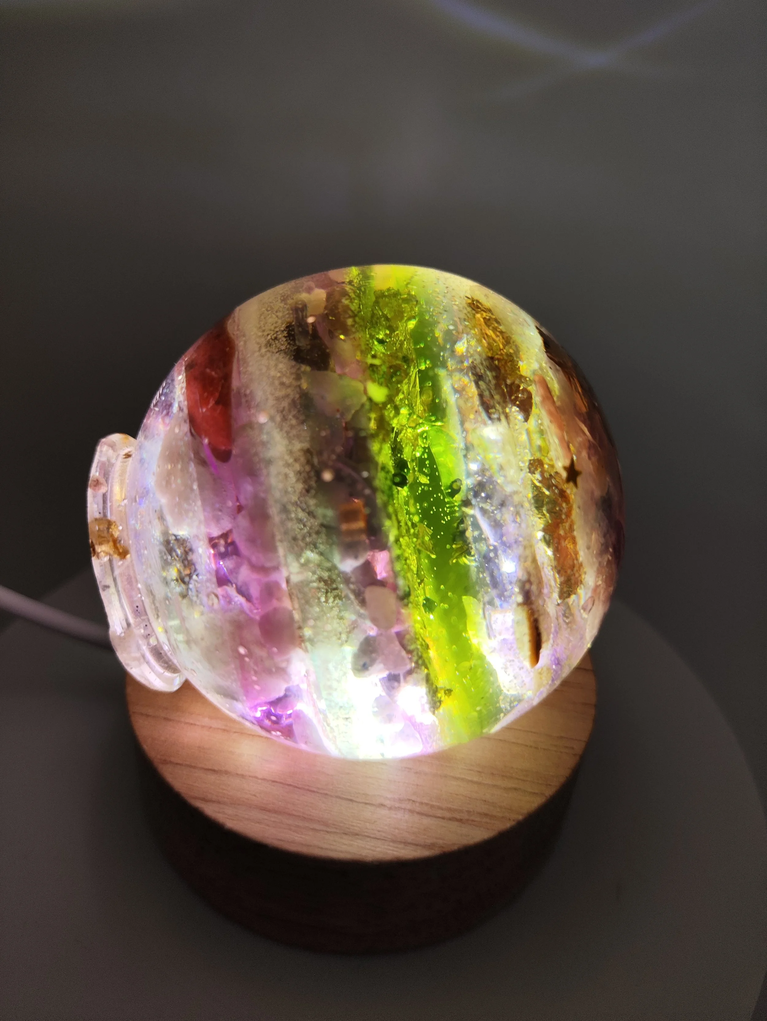 Sphere galactique orgonite