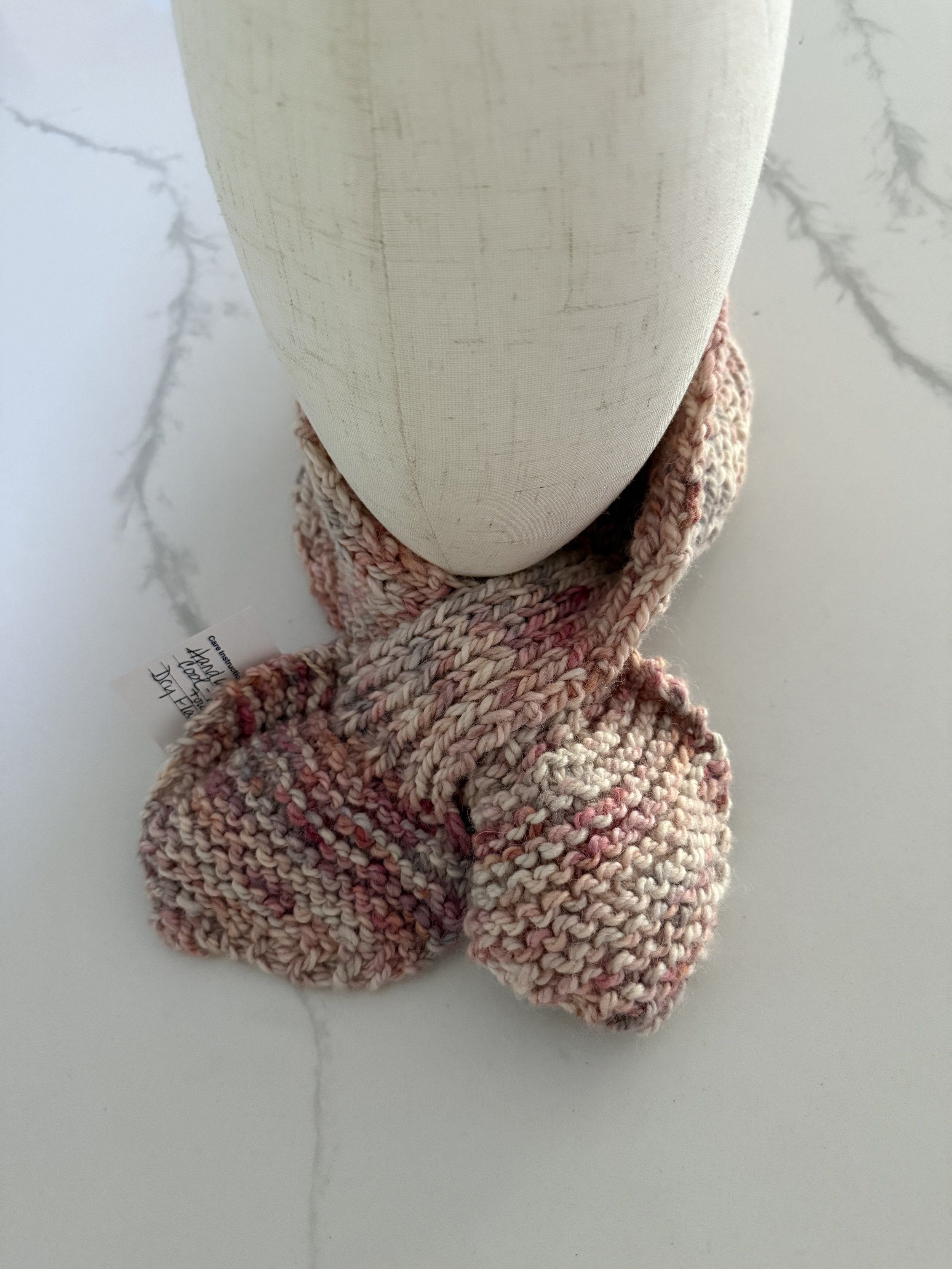 Alpaca Hand Knit Scarf