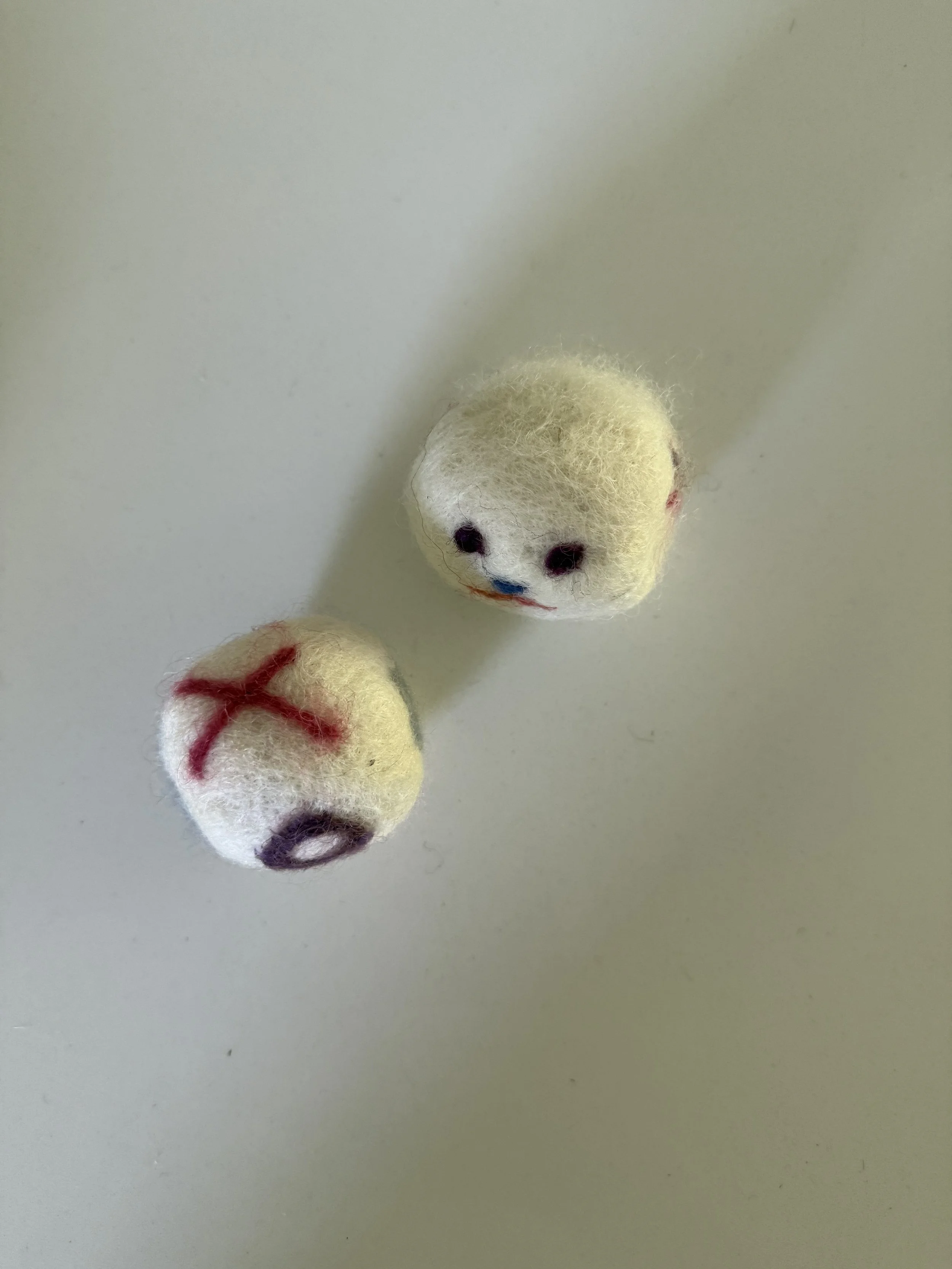 Felted Cat toy