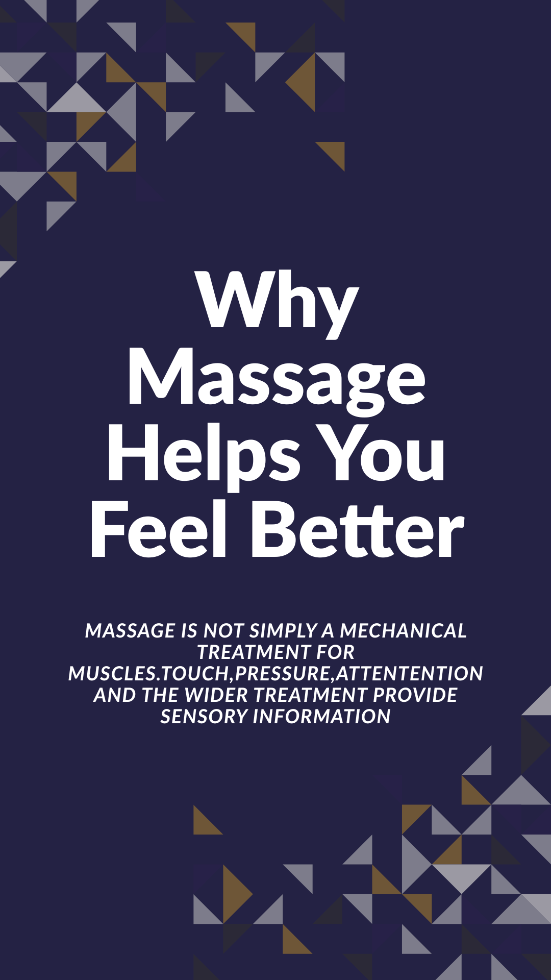 Why Massage Helps You Feel Better: It’s Not Just Muscle