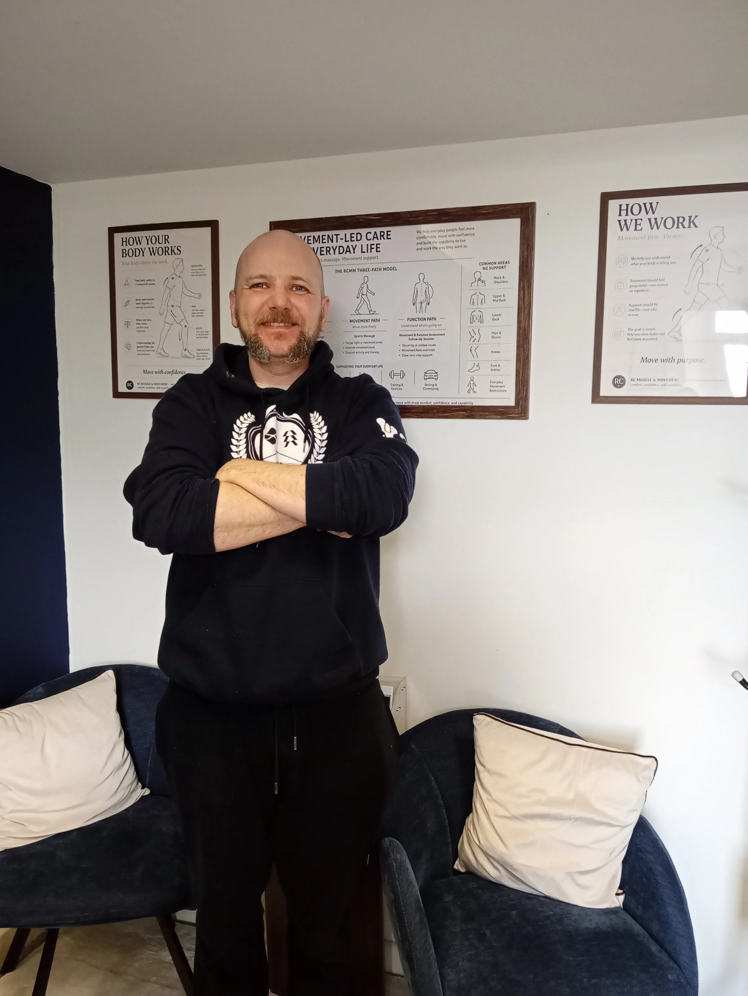 image of Ross lead sports therapist of RCMM clinic in East Kilbride
