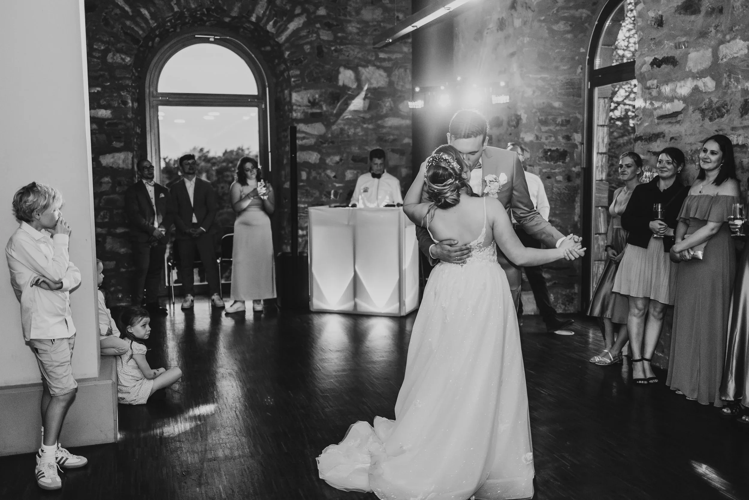 Hochzeitspaar beim Hochzeitstanz in Rodgau