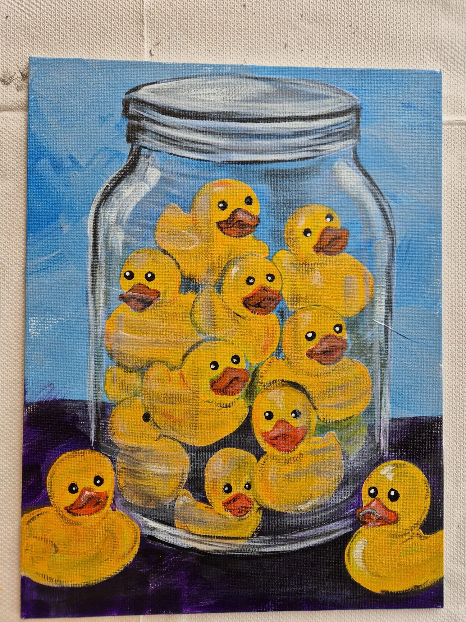 Tuesday Night Workshop - Jar of Ducks