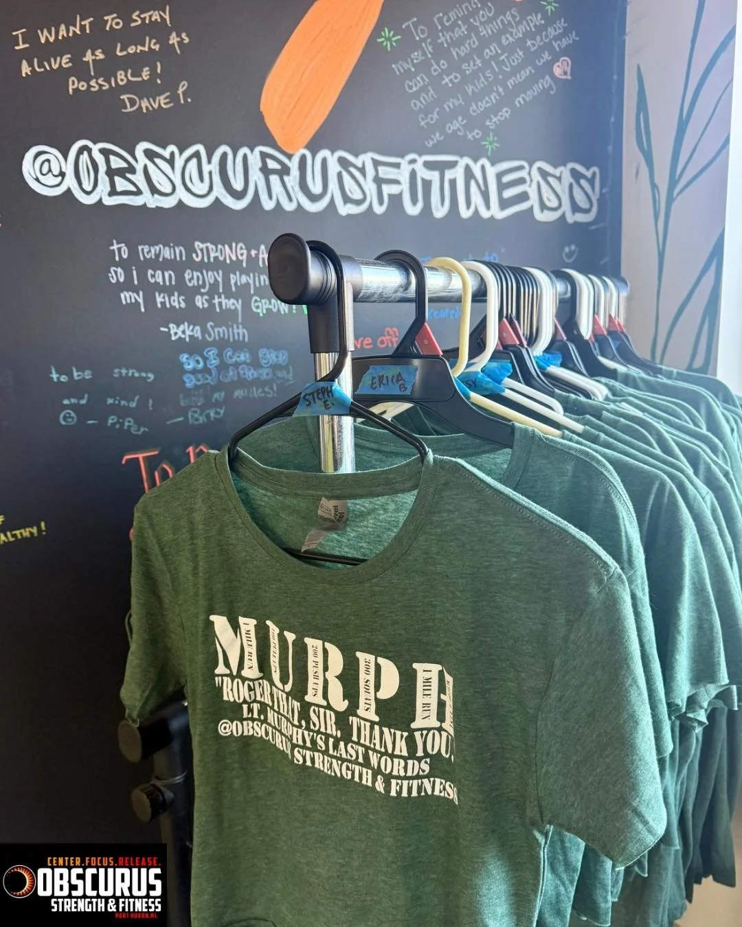 ✨Small businesses supporting small businesses ✨ 

Thank you Cedar Hill Graphics for our MURPH 2026 shirts! 🇺🇸 

Looking forward to the event in just 2 weeks! Join us!! Free to the community! 

📍 Obscurus Strength &amp; Fitness - 3777 Lapeer Road, 