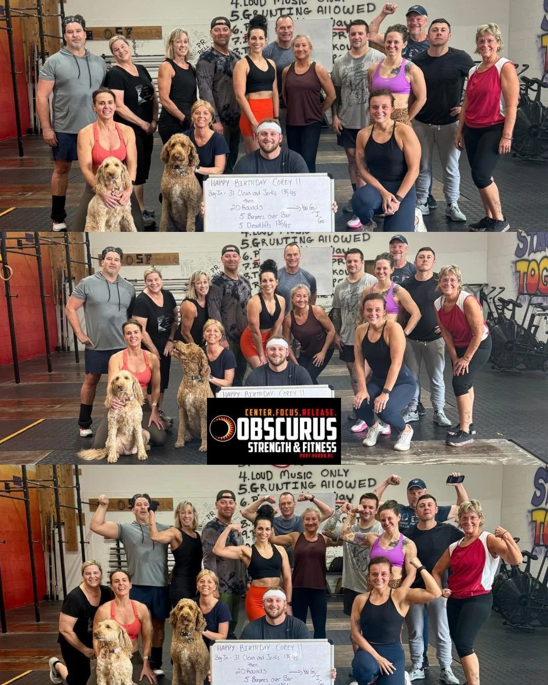 Taking one picture after a brutal workout is hard enough&hellip; taking THREE? 😵&zwj;💫

Happy Birthday Corey! Thanks for the burner this morning 🔥

📍 Obscurus Strength &amp; Fitness - 3777 Lapeer Road, Suite 1A Port Huron, MI 48060
📞 810-824-655