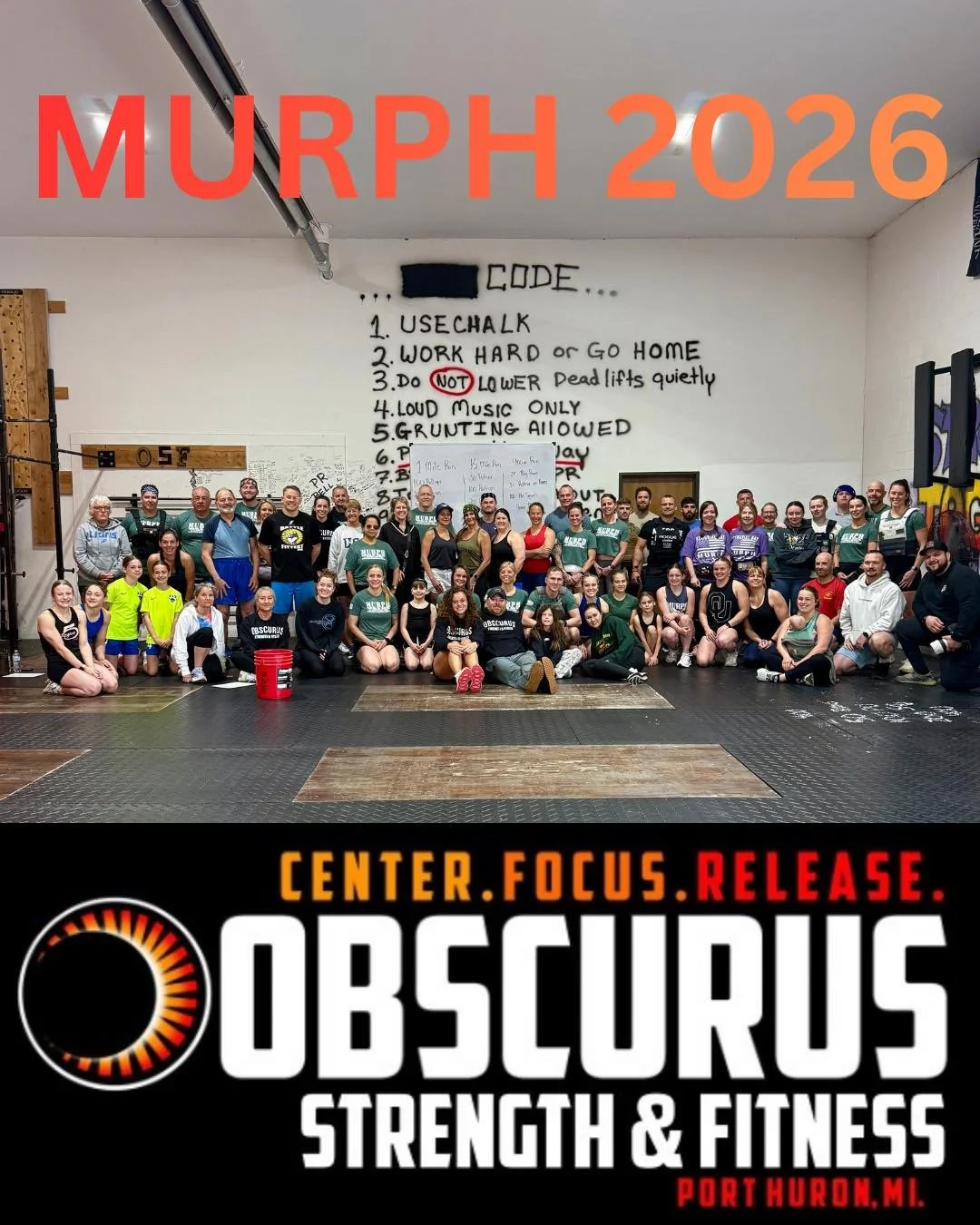Because some gave all&hellip; MURPH 2026 🇺🇸 

📍 Obscurus Strength &amp; Fitness - 3777 Lapeer Road, Suite 1A Port Huron, MI 48060
📱 810-824-6552
