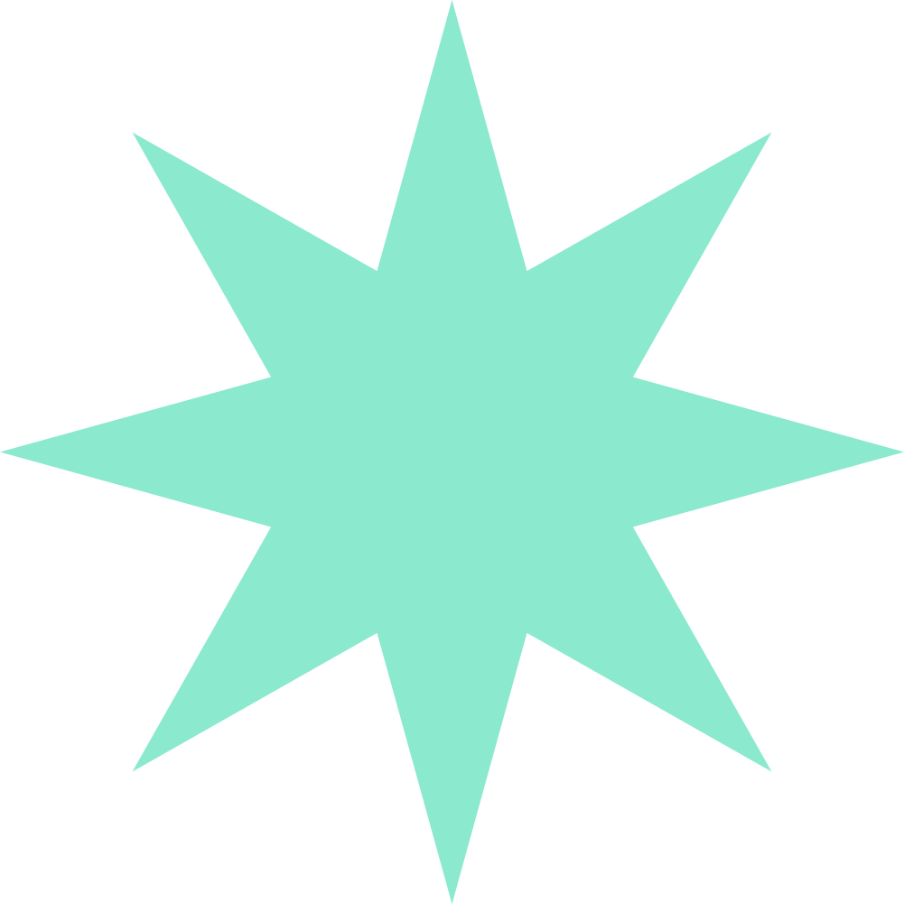turquoise star icon
