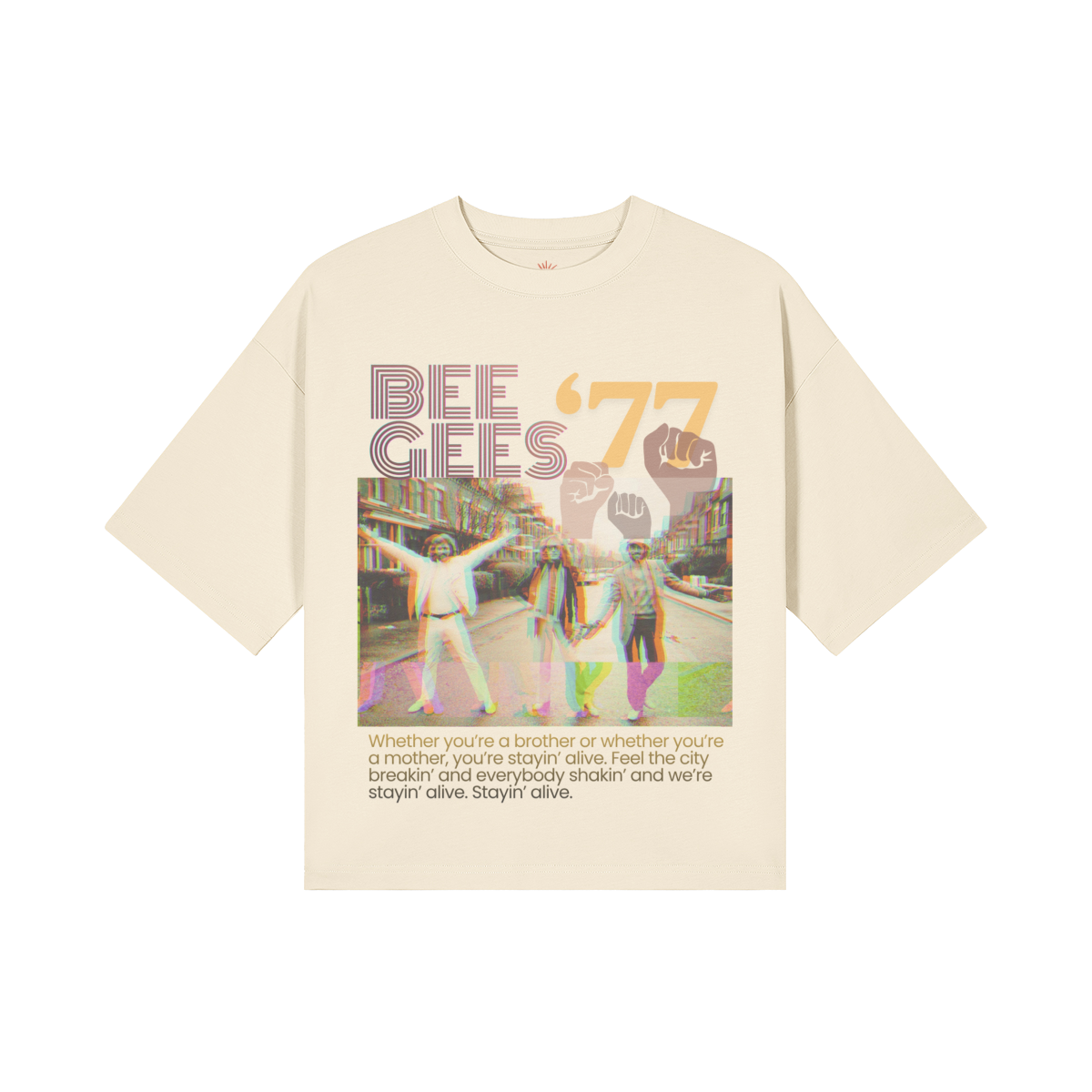 Bee Gees Unisex Boxy Tee