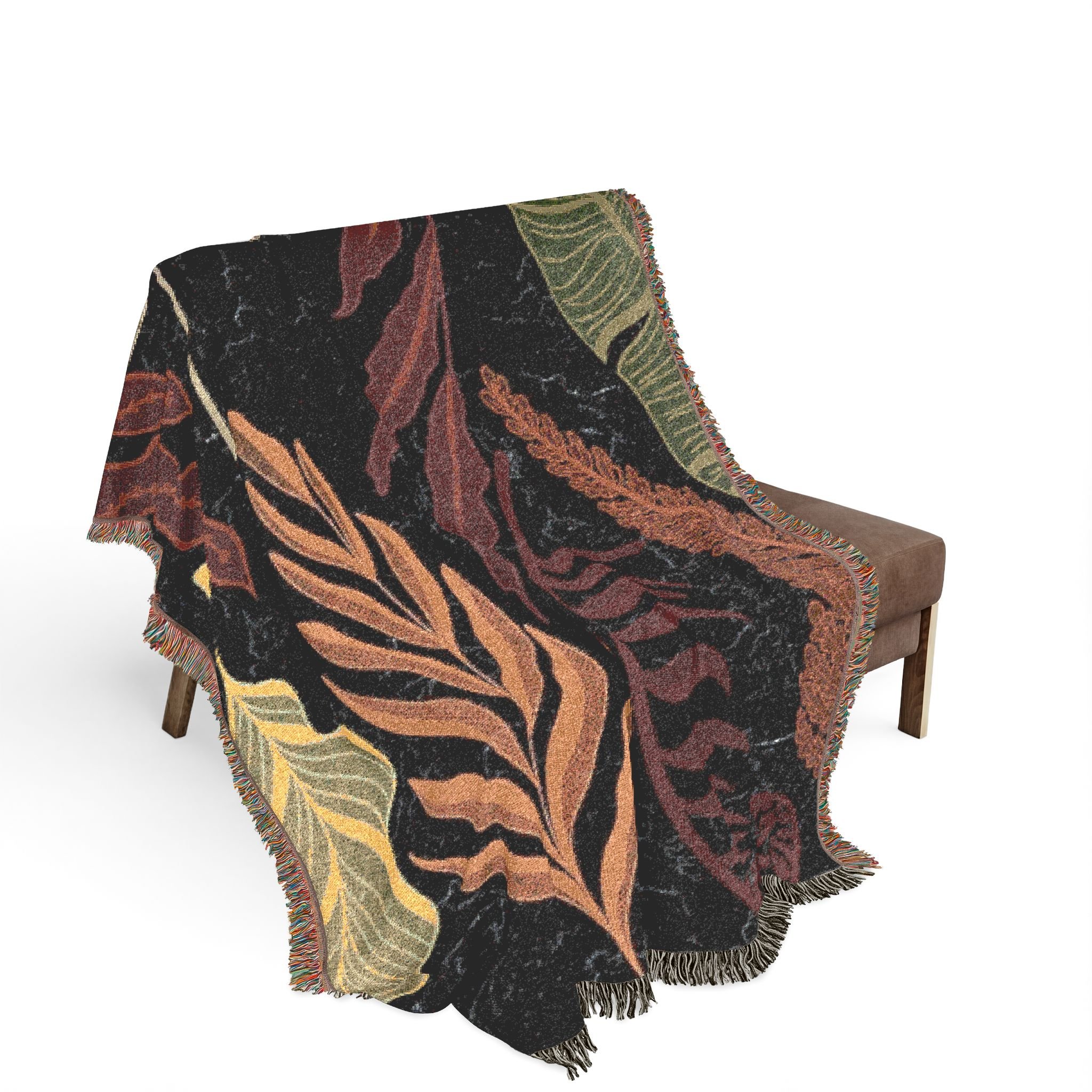 Woven Blanket - Foliage