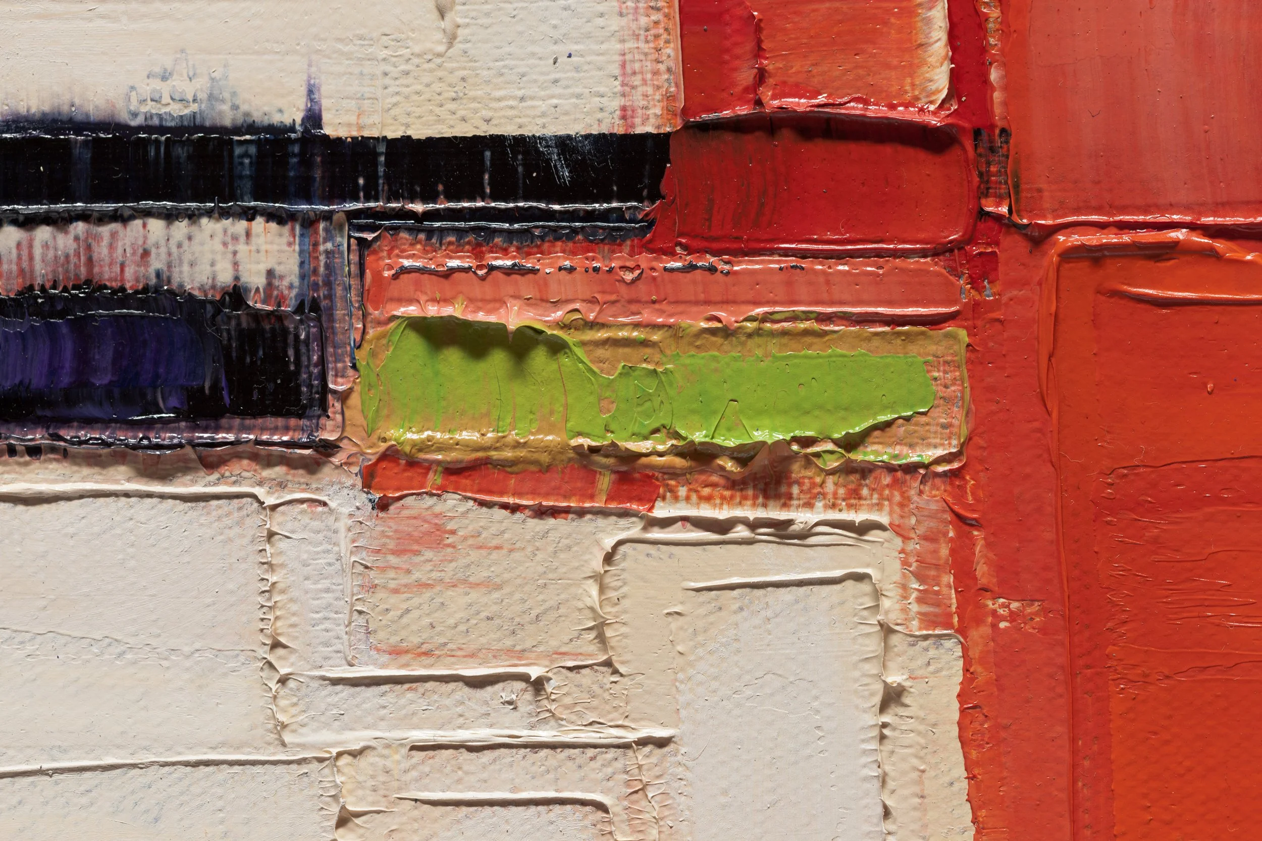 Urban Field 10 (detail), 2015
Oil on canvas