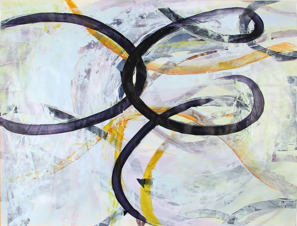 Alberta Arabesque - Gold Blue
2019
Acrylic on paper
18 x 24 inches