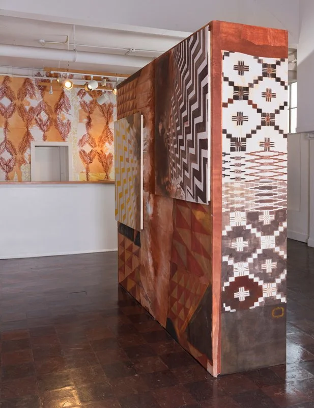 Wool and Water, 2017
Acrylic on fabric
Installation view
The Compound Gallery