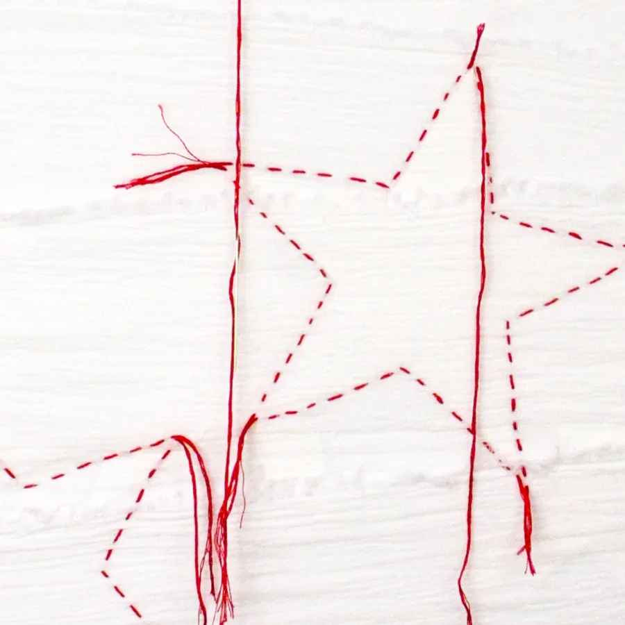 Year Zero (detail)
2016-2017
Gauze bandages, paper, cotton thread, steel sewing needle on panel
24 x 24 x 1.5 inches