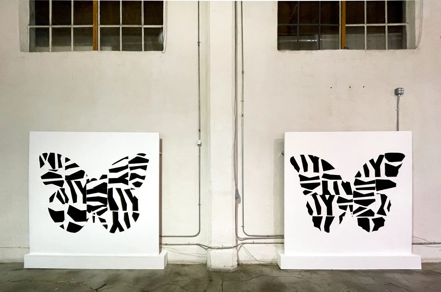 Razzle Dazzle Melanism, Installation View
Adaptations: Land, juried group show
Drawing Room Annex, Oakland CA
2022