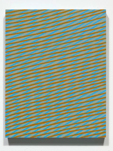 Music for Limbo. 
2014, acrylic and phosphorescent acrylic on panel. 14″ x 11″ x 2″.