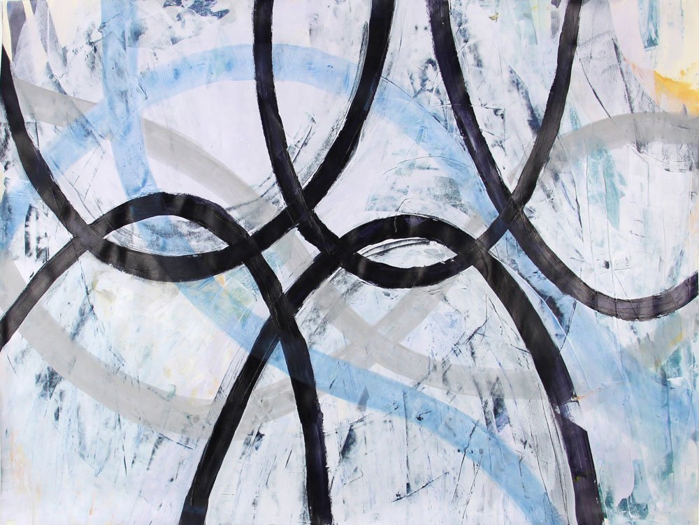 Alberta Arabesque - Blue Blue
2019
Acrylic on paper
18 x 24 inches