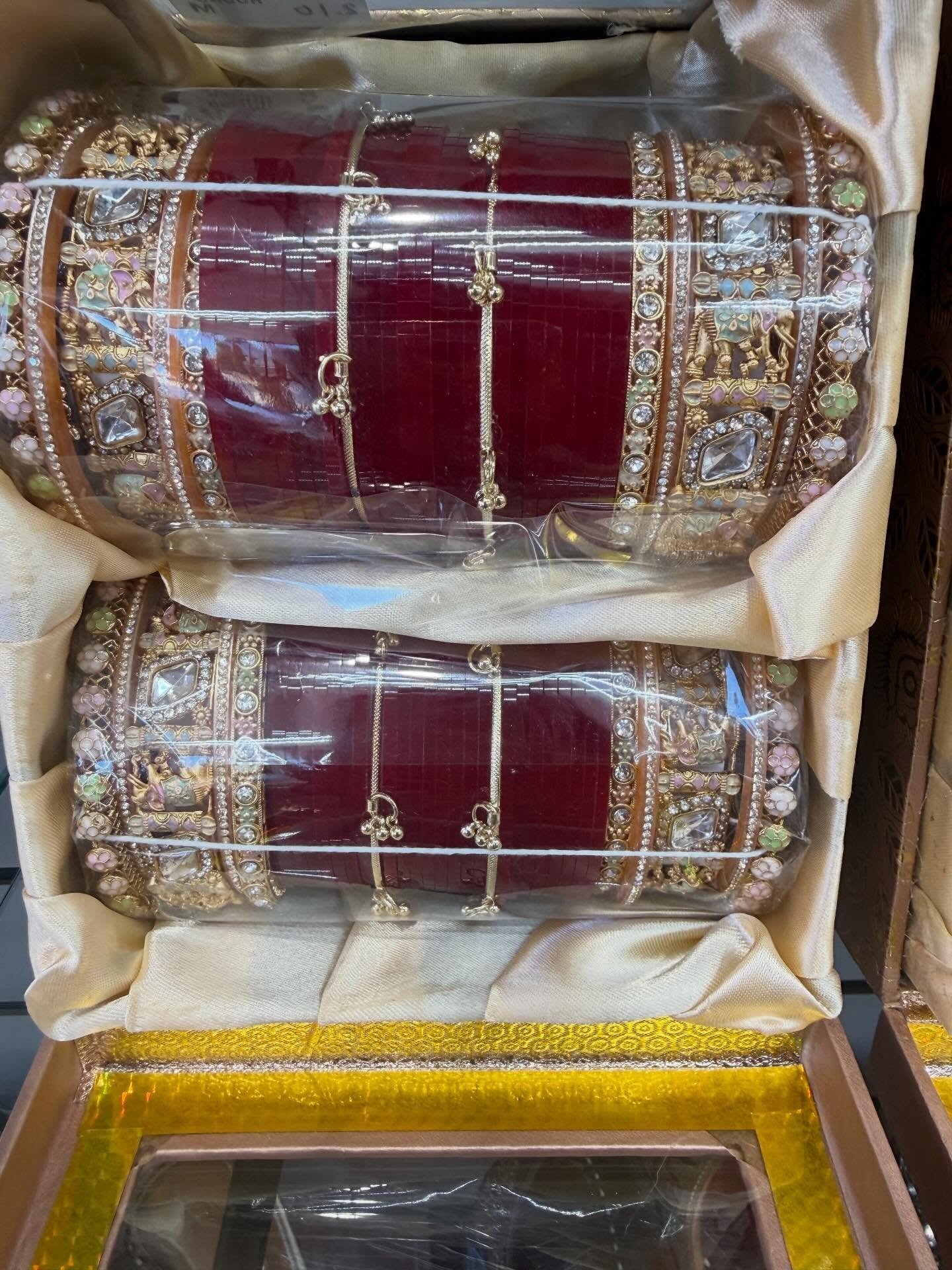 ✨ Bridal Chooda &ndash; Now In Stock ✨

Make your wedding look unforgettable with our latest luxury chooda sets ❤️

From classic elegance to statement bridal styles &mdash; we have something for every bride.

✔️ Premium designs
✔️ Handcrafted detaili