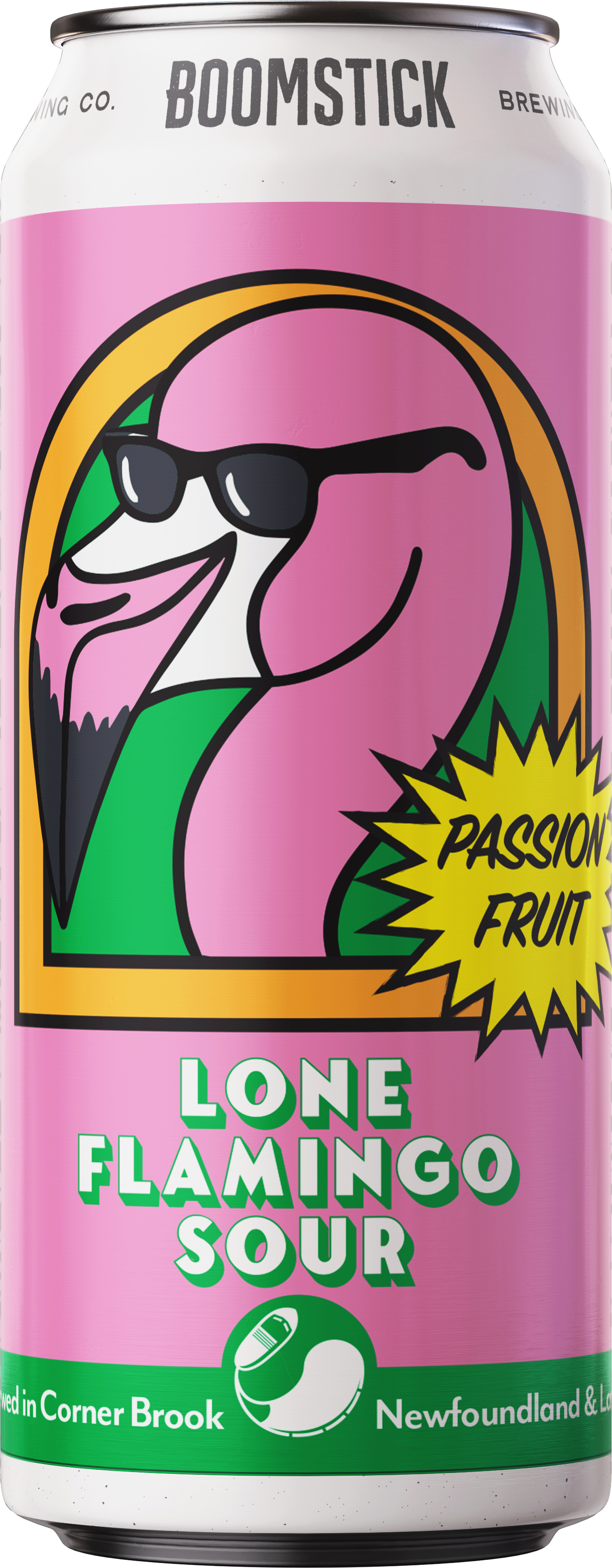 Lone Flamingo Passionfruit - Our House Sour - Bright, Tart & Tropical Sour Ale - 4.8% 
