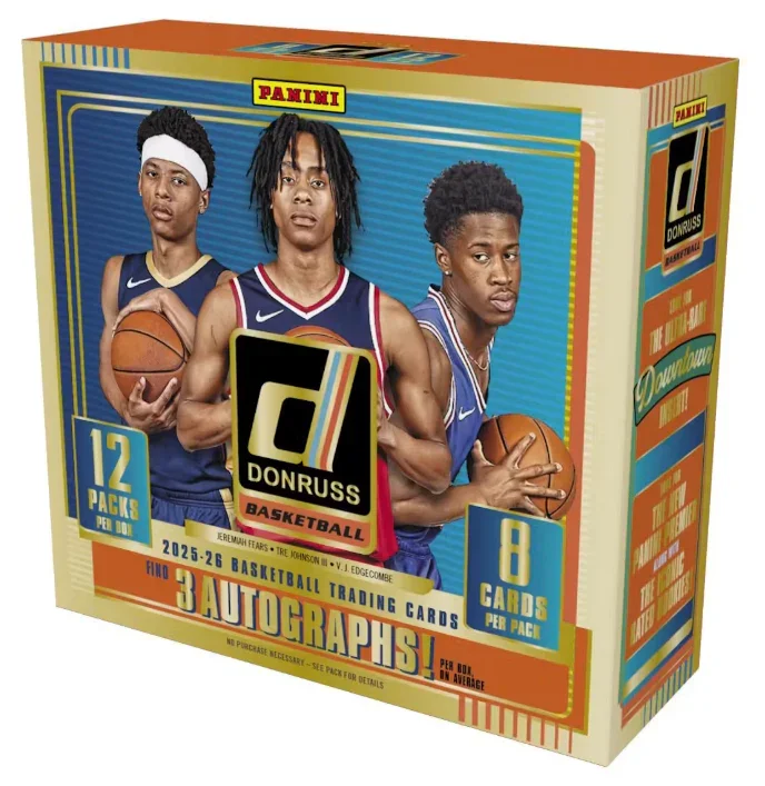 (1) 2025-26 Donruss Basketball Hobby Box and (2) 2024-25 Donruss Basketball Mega Boxes - 3 Team Random Break (Break #107)