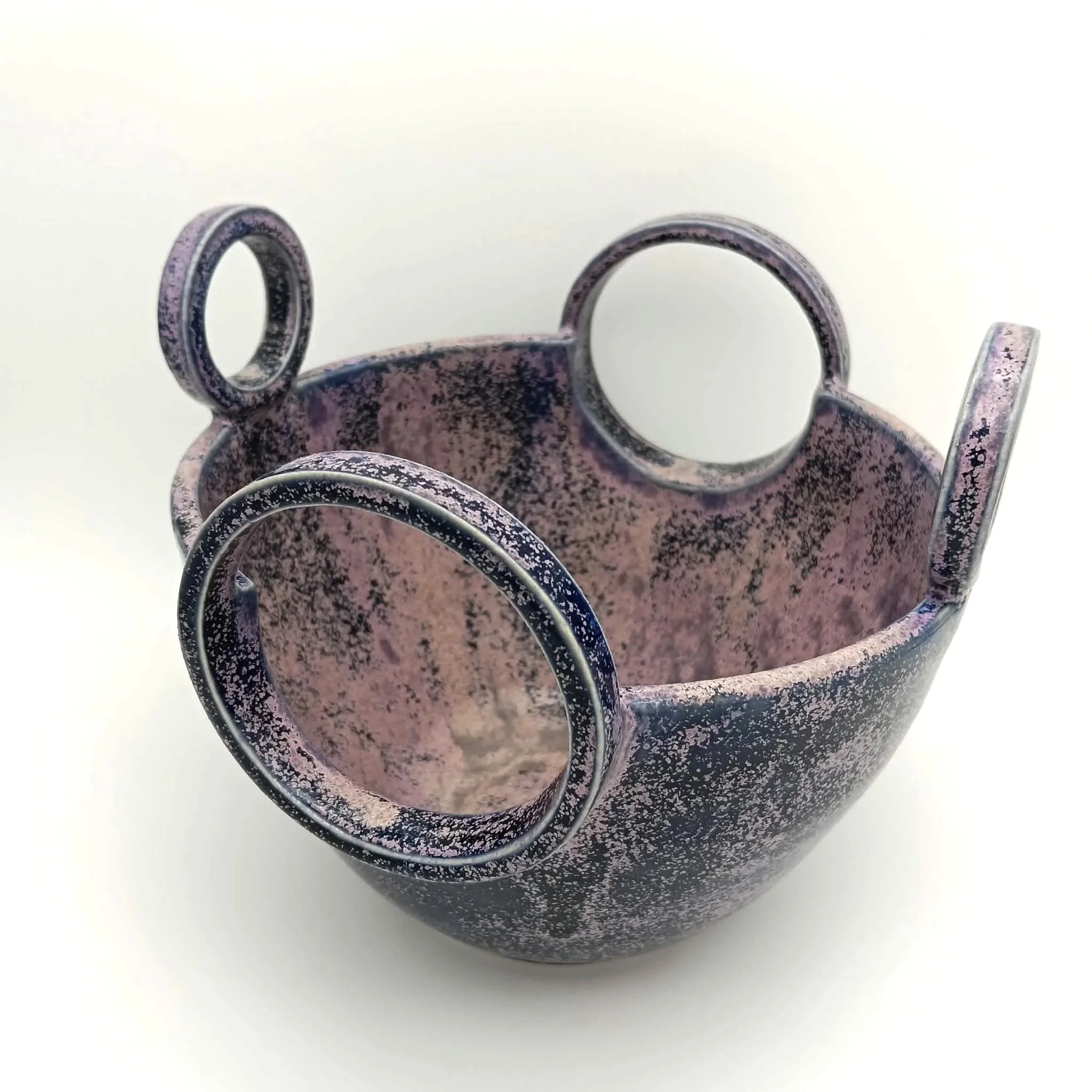 Cosmic Balance and Drop, 2026.  White Stoneware.  25 cm