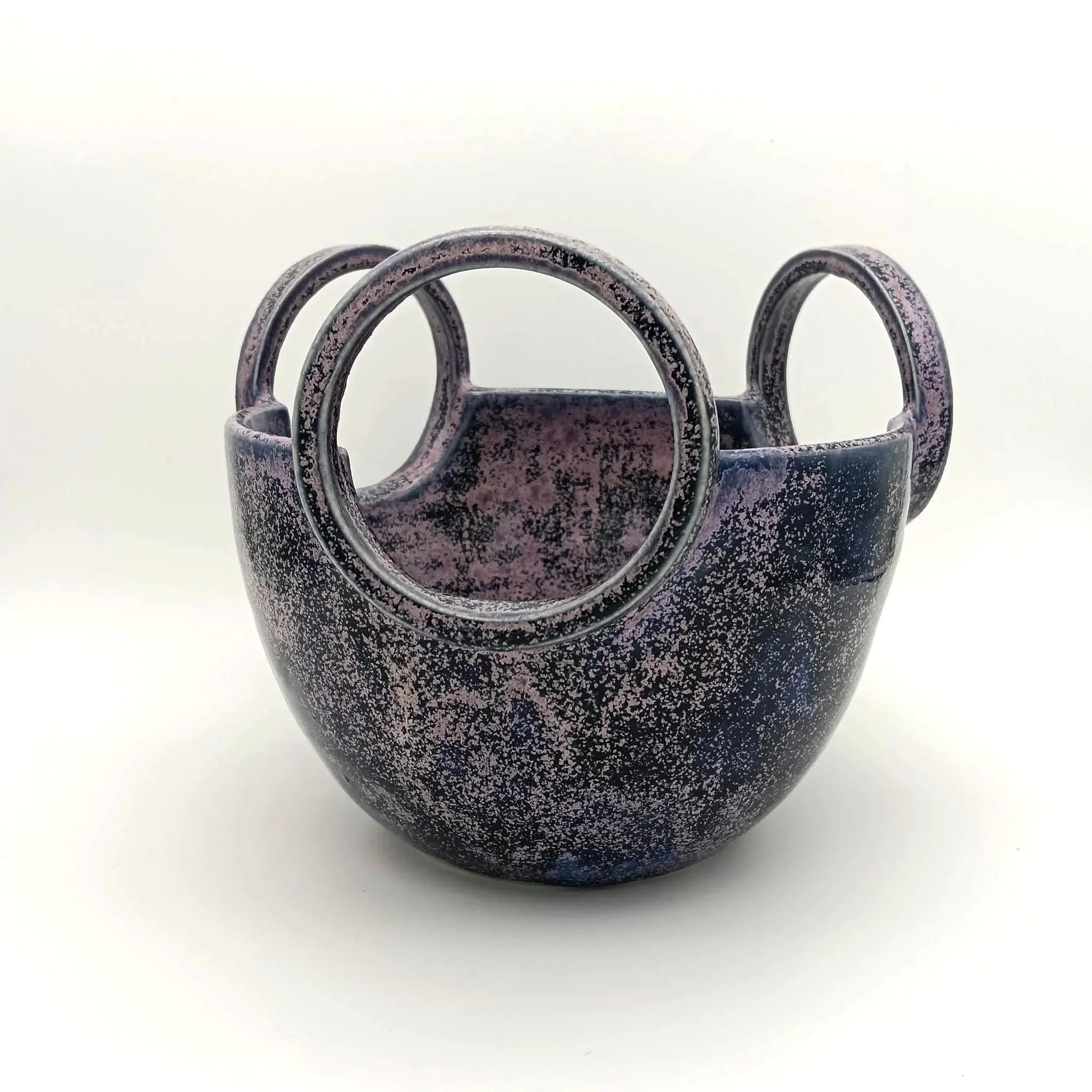 Cosmic Triplets, 2026.  White Stoneware. 17 cm