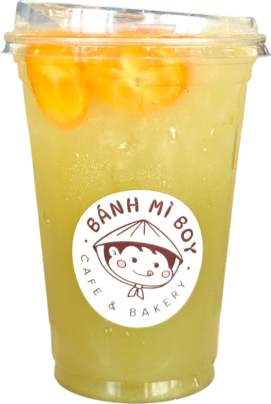 A cup of Fresh Sugarcane Juice from Banh Mi Boy.