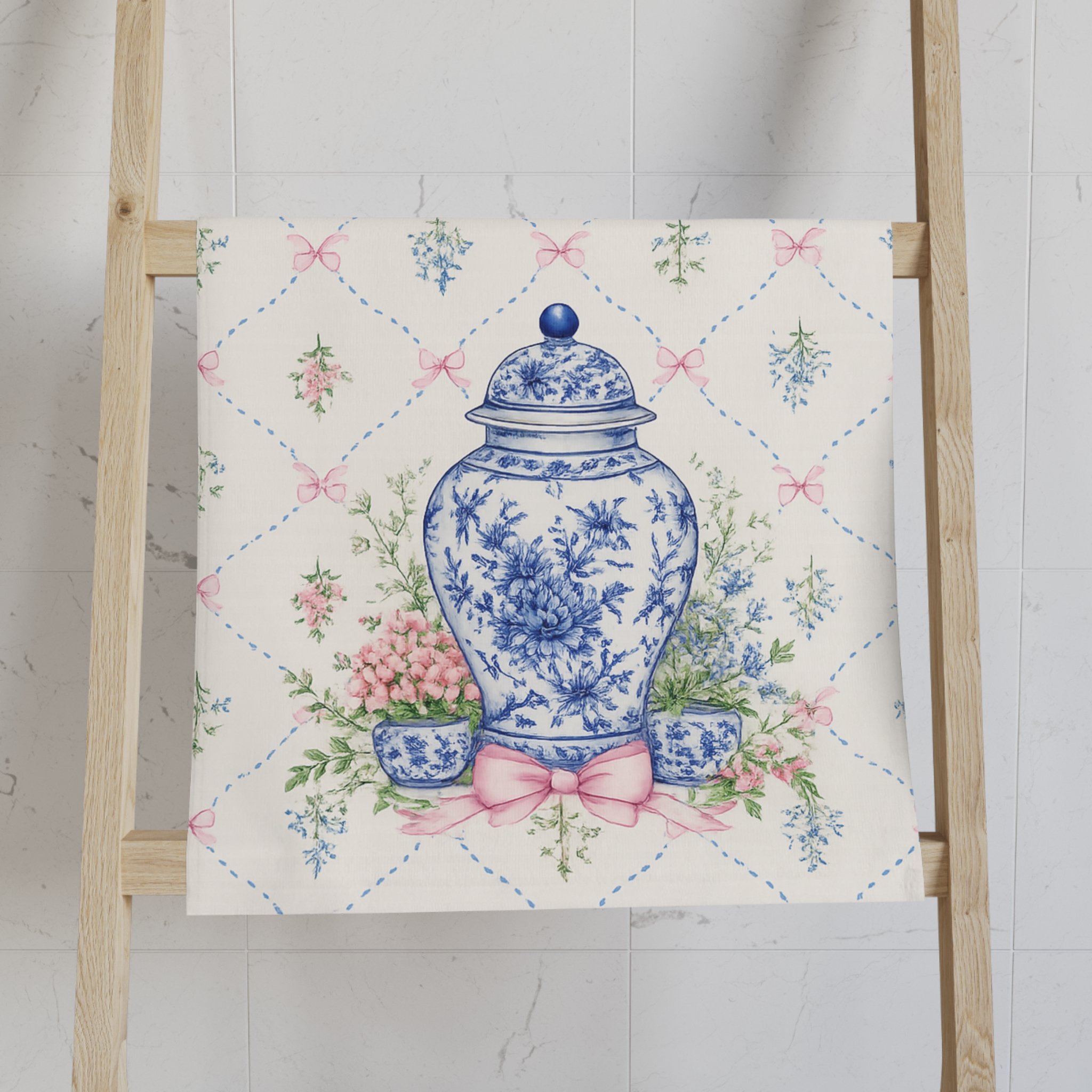 Southern Tiles Society Ginger Jar Tea Towel