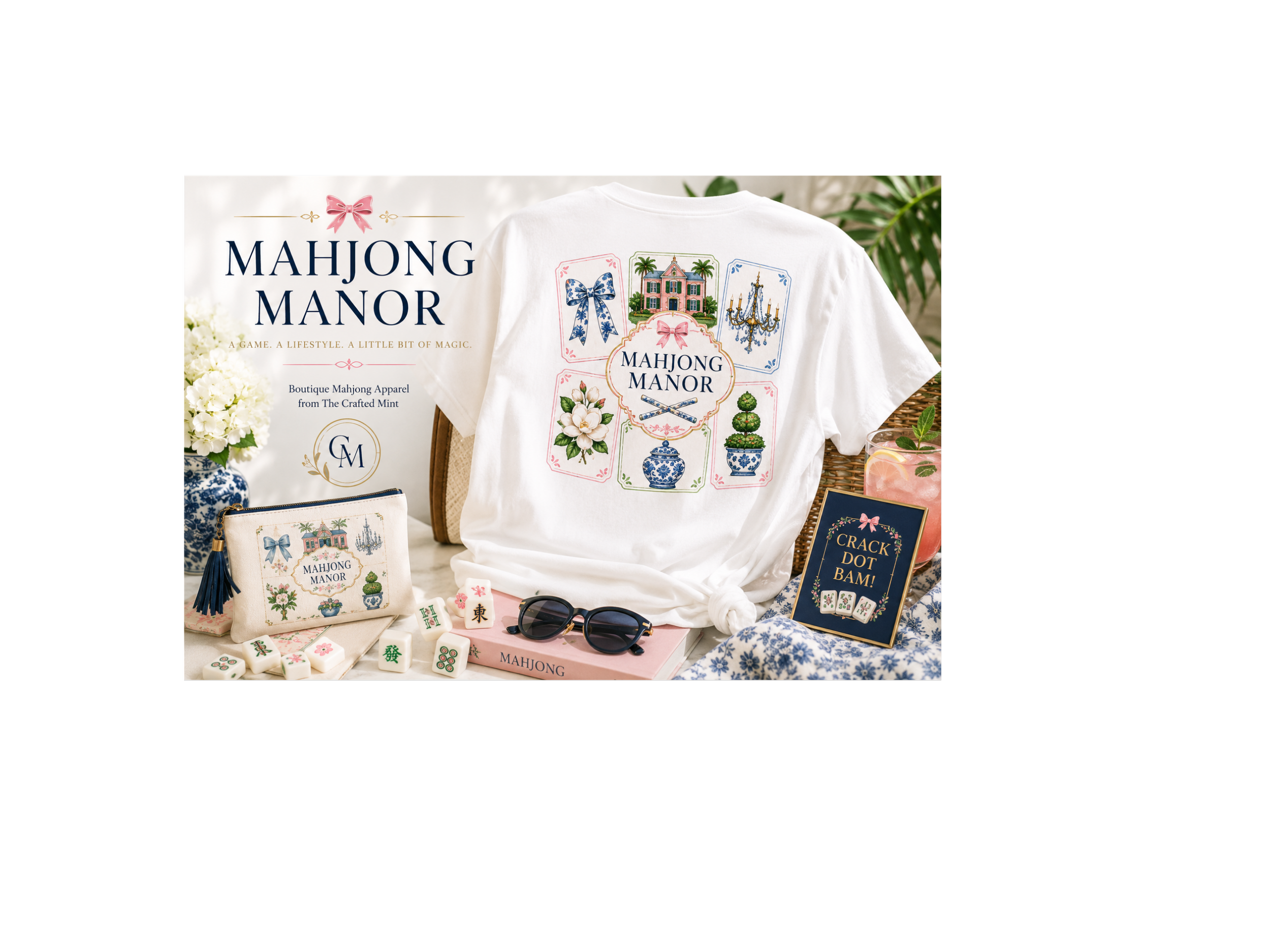Mahjong Manor Tee