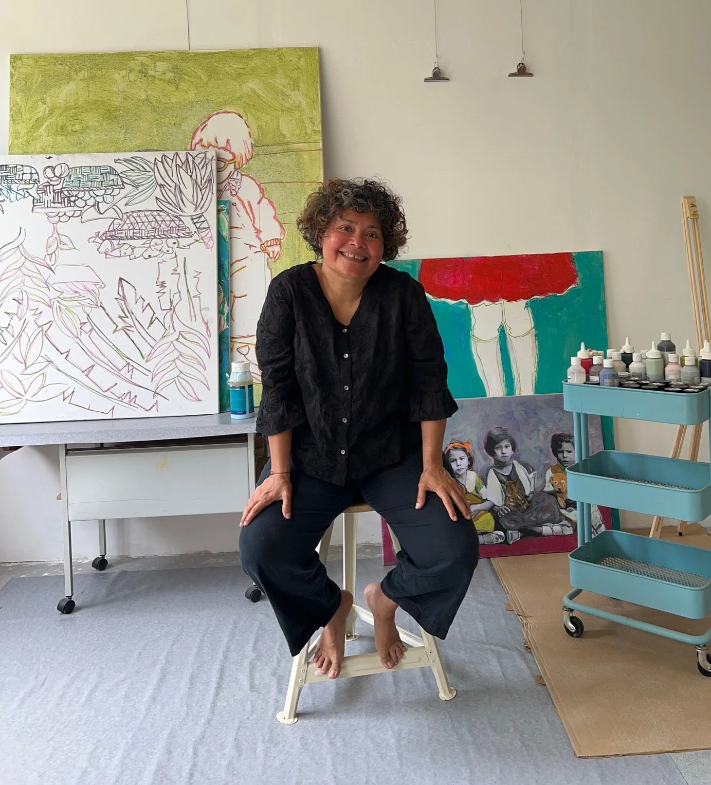 Atelierbesuch bei Maria Elisa Chiaro
