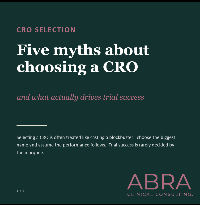 Five Myths About Choosing a CRO (And What Actually Drives Trial Success)