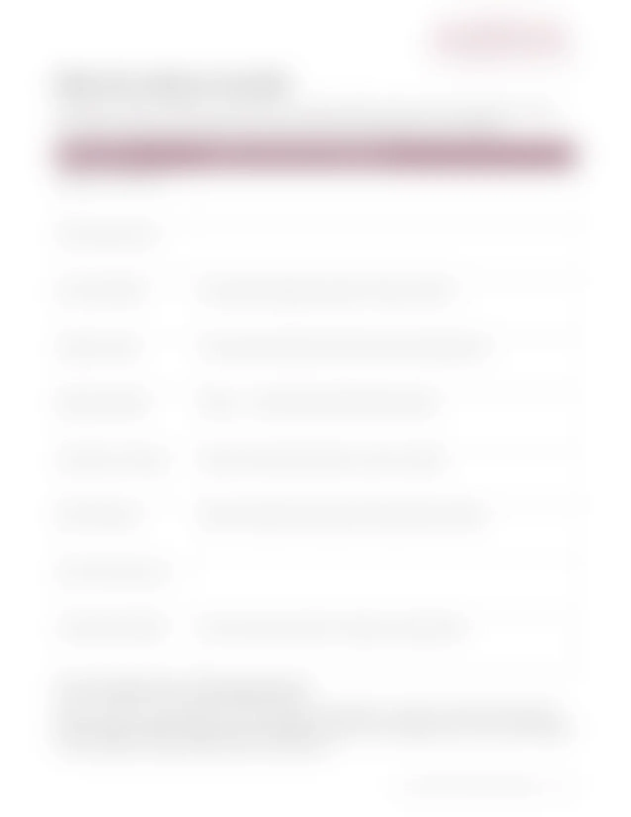 Additional page of a workbook titled "The Emerging Biopharma CRO Selection Scorecard", blurred as exclusive content.