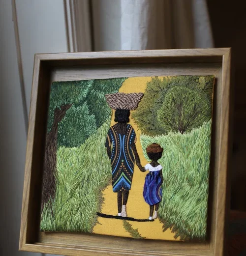 Umuchato ( Wedding vibes)
An African first born daughter aspires to be just like her mom.
Made and sold 2024
