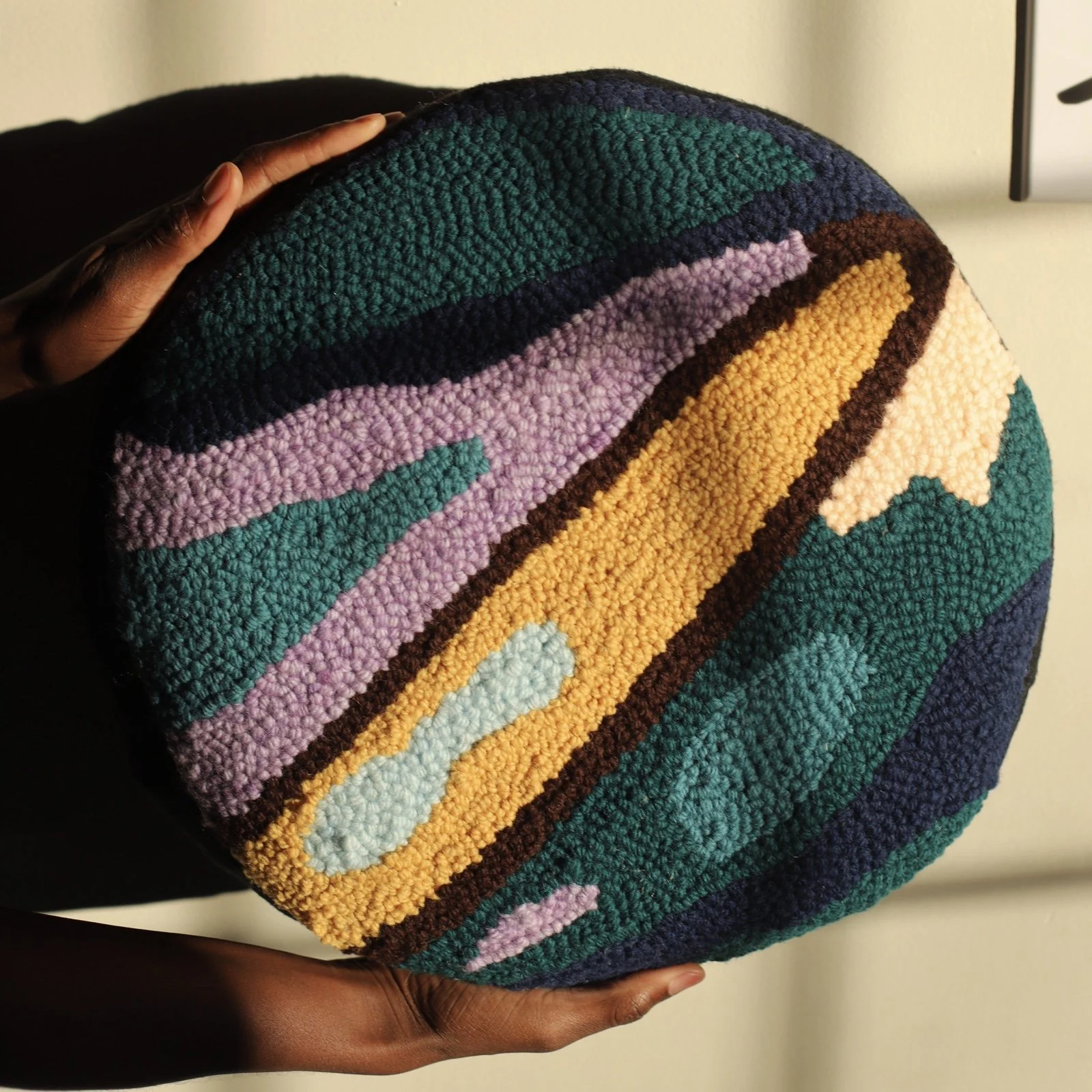 Punch needle pillow 2023