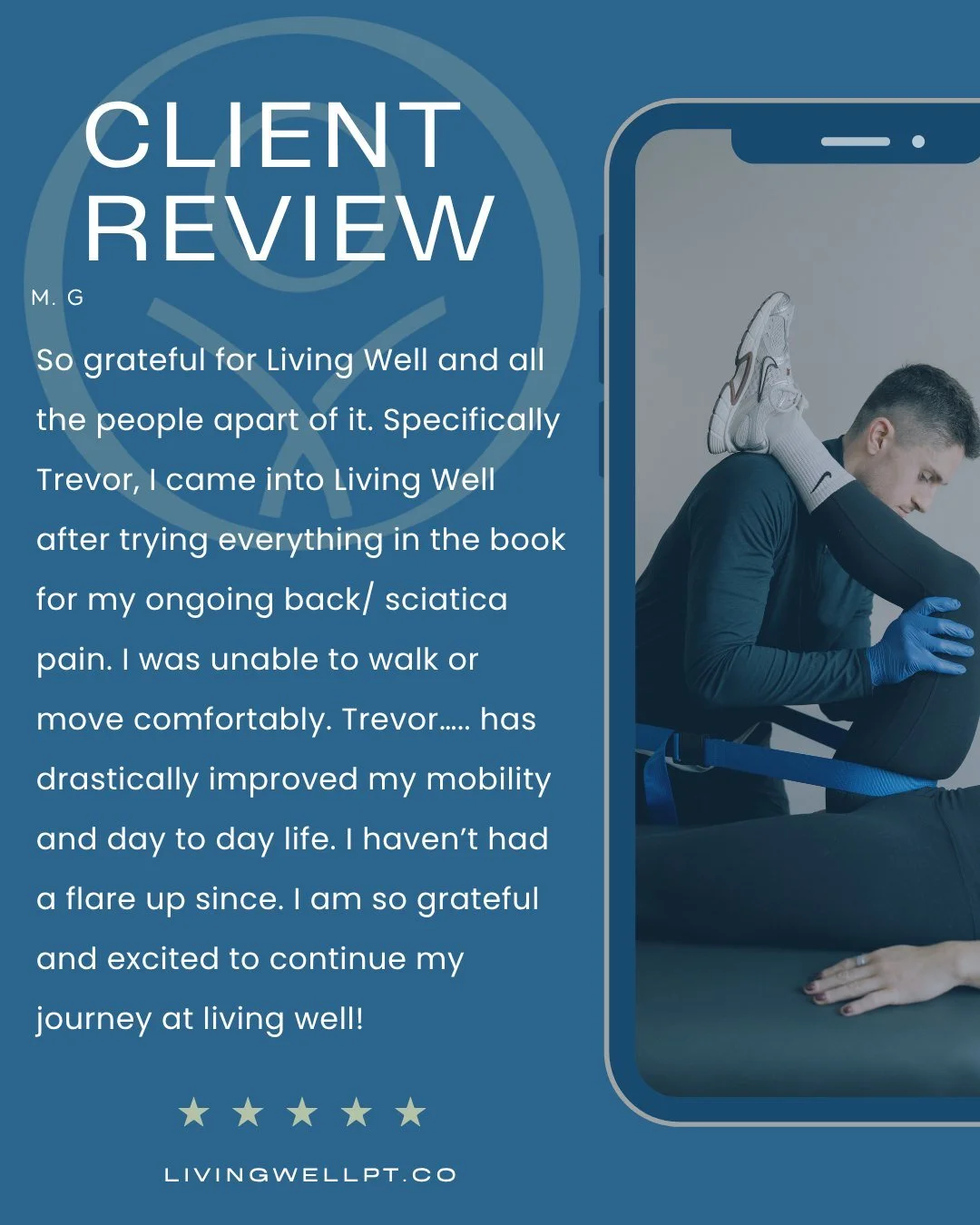 Real people. Real progress. Real life changes. 🤍

This is exactly why we do what we do.

After trying &ldquo;everything in the book&rdquo; for ongoing back and sciatica pain, this patient came to Living Well struggling to walk and move comfortably. 