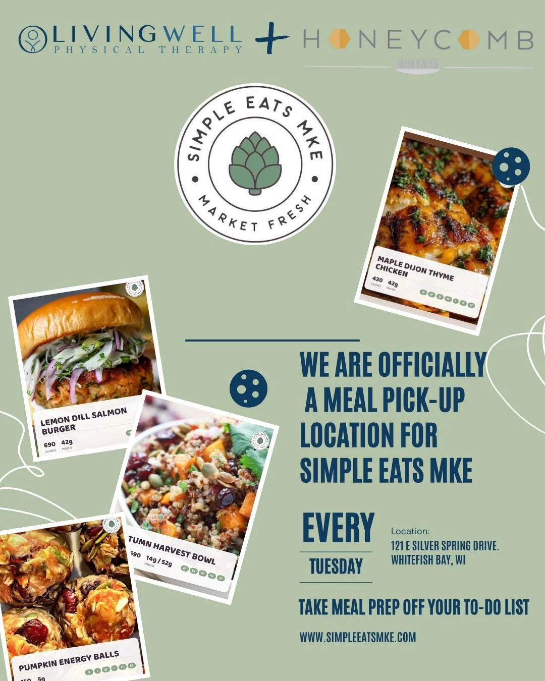 Three local businesses. One less thing on your to-do list. 

Between work, workouts, kids, appointments, and everything else on the calendar, meal prep can easily become the thing that gets pushed to tomorrow.

So&hellip; let&rsquo;s make it easier. 