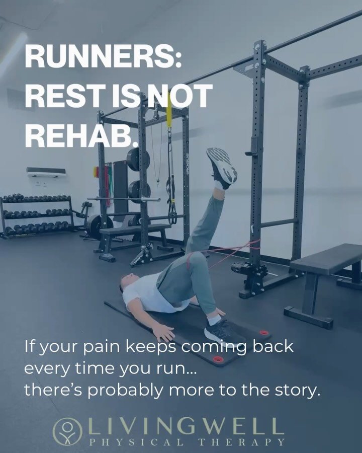 RUNNERS: REST IS NOT REHAB. 🏃&zwj;♀️

If your pain keeps coming back every time you start running again, rest may not be the missing piece.

Rest can calm symptoms, but it doesn&rsquo;t automatically build the strength, capacity, or tolerance your b