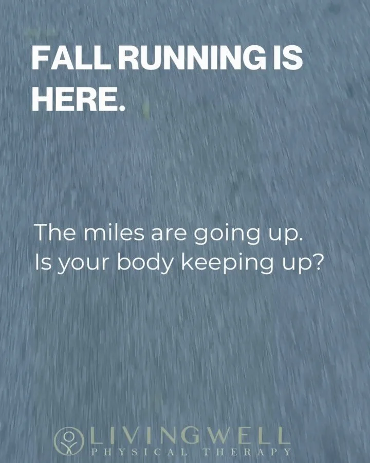 Fall running season is here and for a lot of runners, that means the miles are starting to climb.

Your cardiovascular system might be ready for the extra mileage, but your muscles, tendons, joints and connective tissue need time to adapt, too.

A li