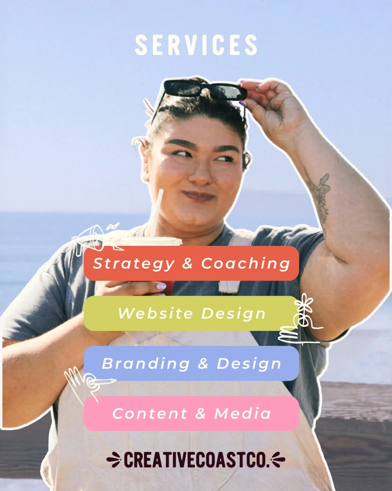 Here to help you create, grow, and build something that lasts. ❤️

Running a business can feel sooo overwhelming, but you don&rsquo;t have to figure it all by yourself. Whether you need strategy, branding, content, or a website that truly shows your 