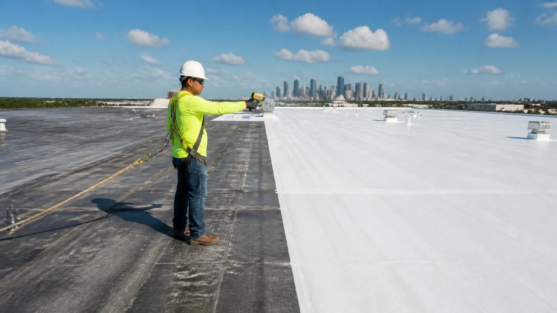 Does a Reflective Roof Coating Really Help With Houston Heat?