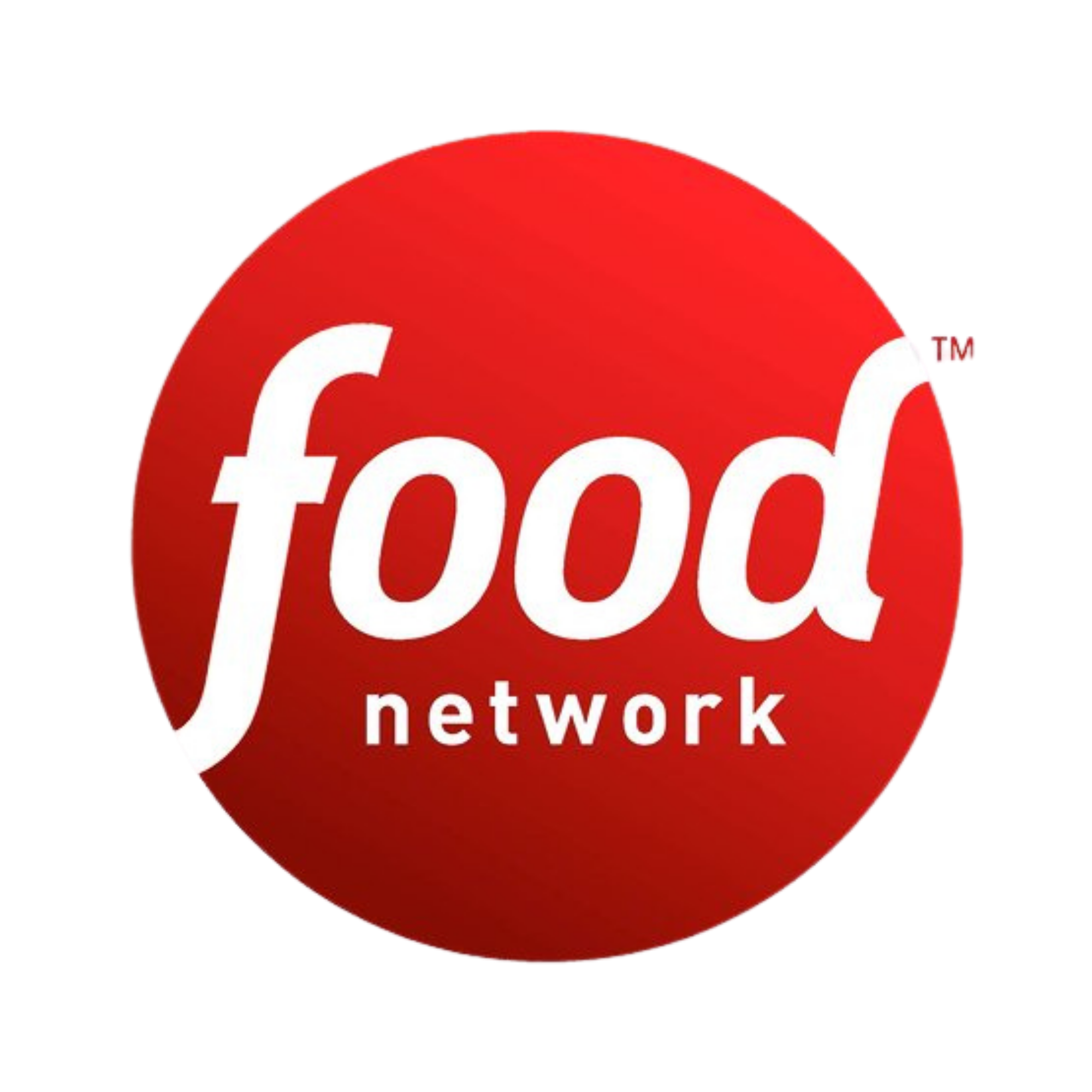 Red circular logo with the words 'food network' in white text.