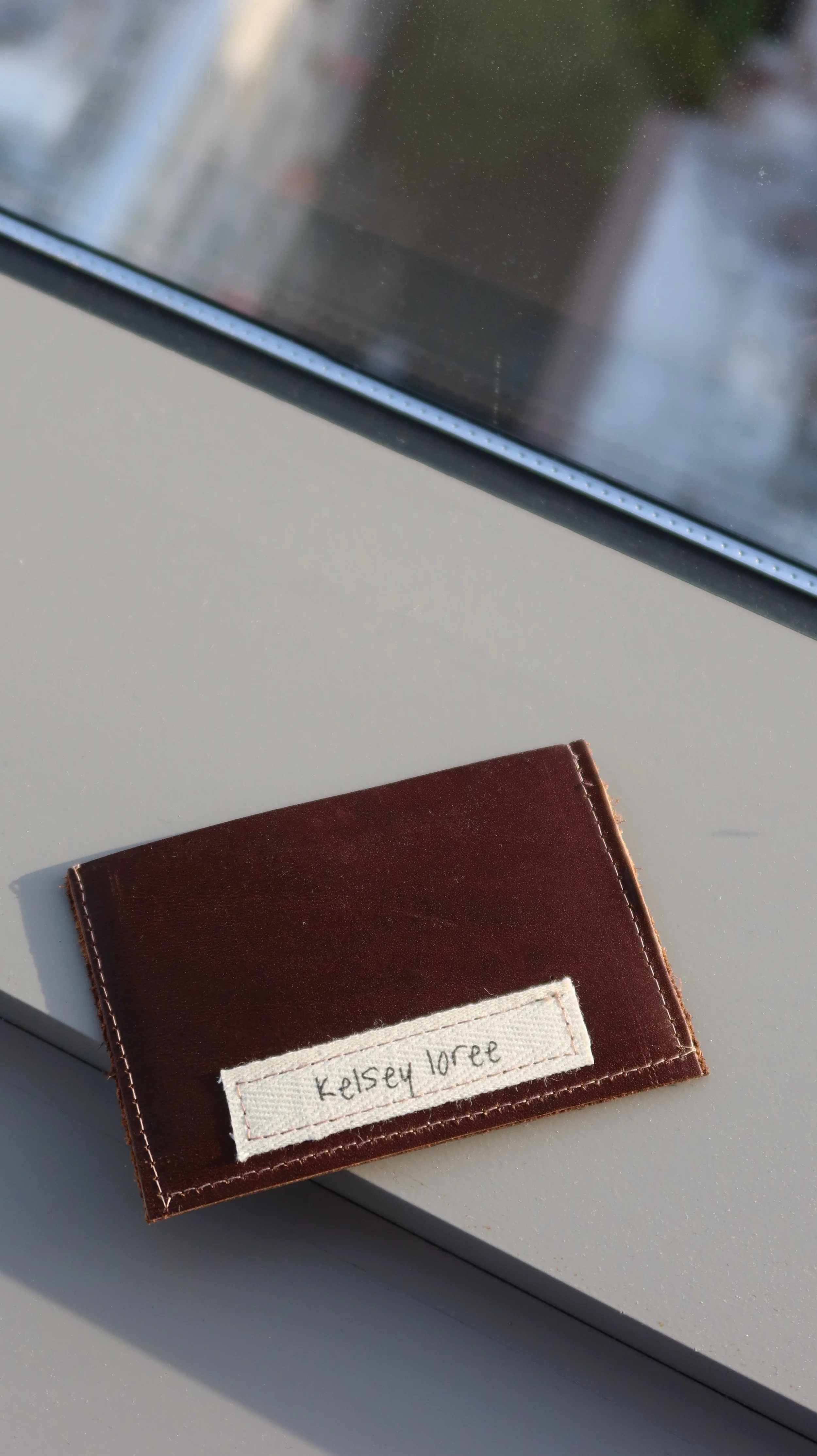 Sleek Leather Card Holder