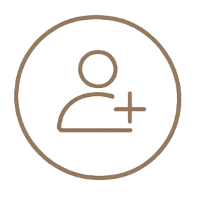 Icon of a location pin with a clock and phone inside, indicating appointment or time management
