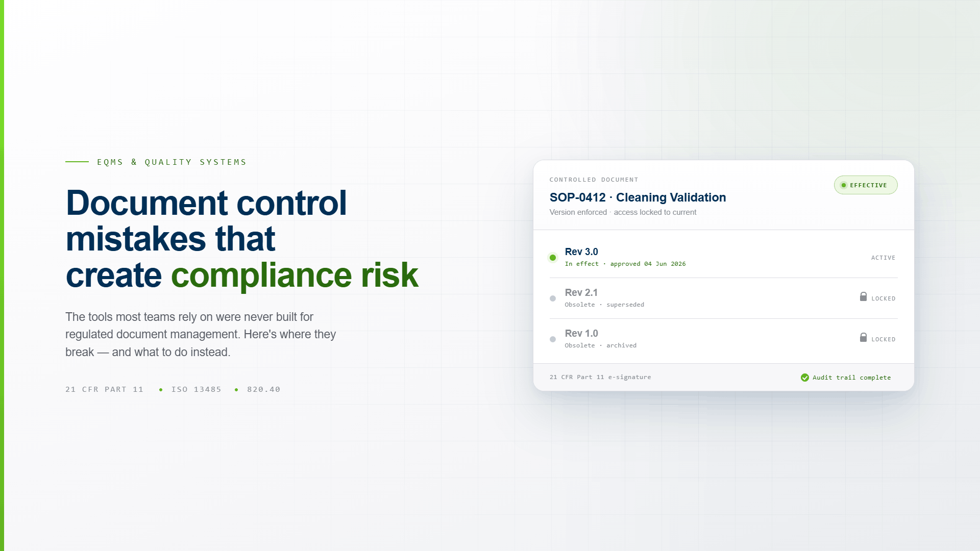 Document Control Mistakes That Create Compliance Risk (And How to Fix Them)