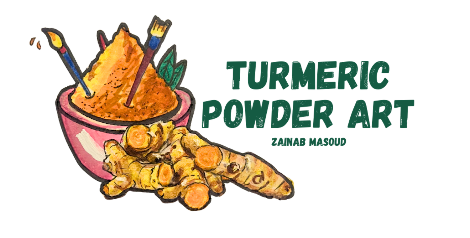 Turmeric Powder Art