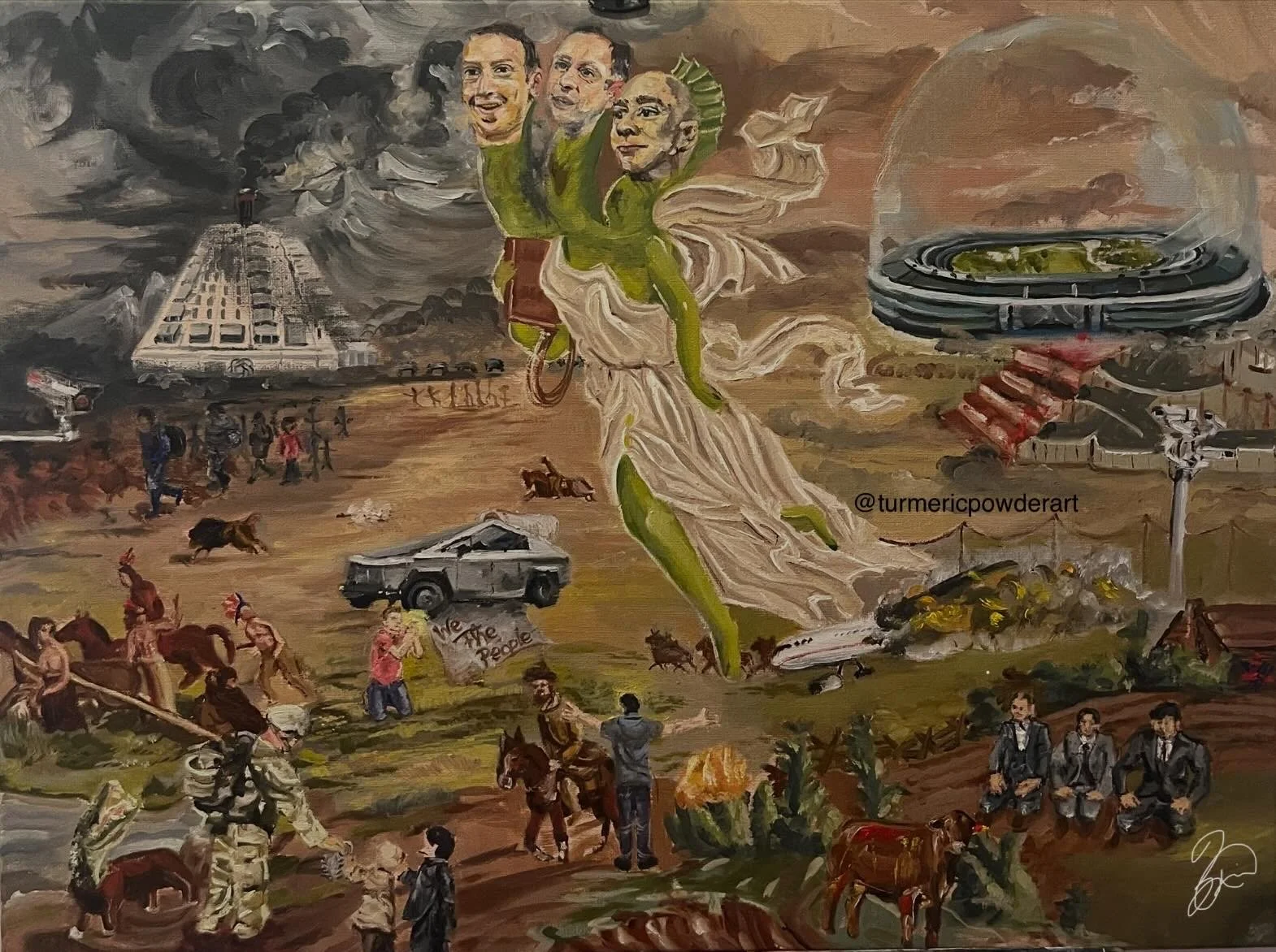 Techno-Feudalism (18 x 20")