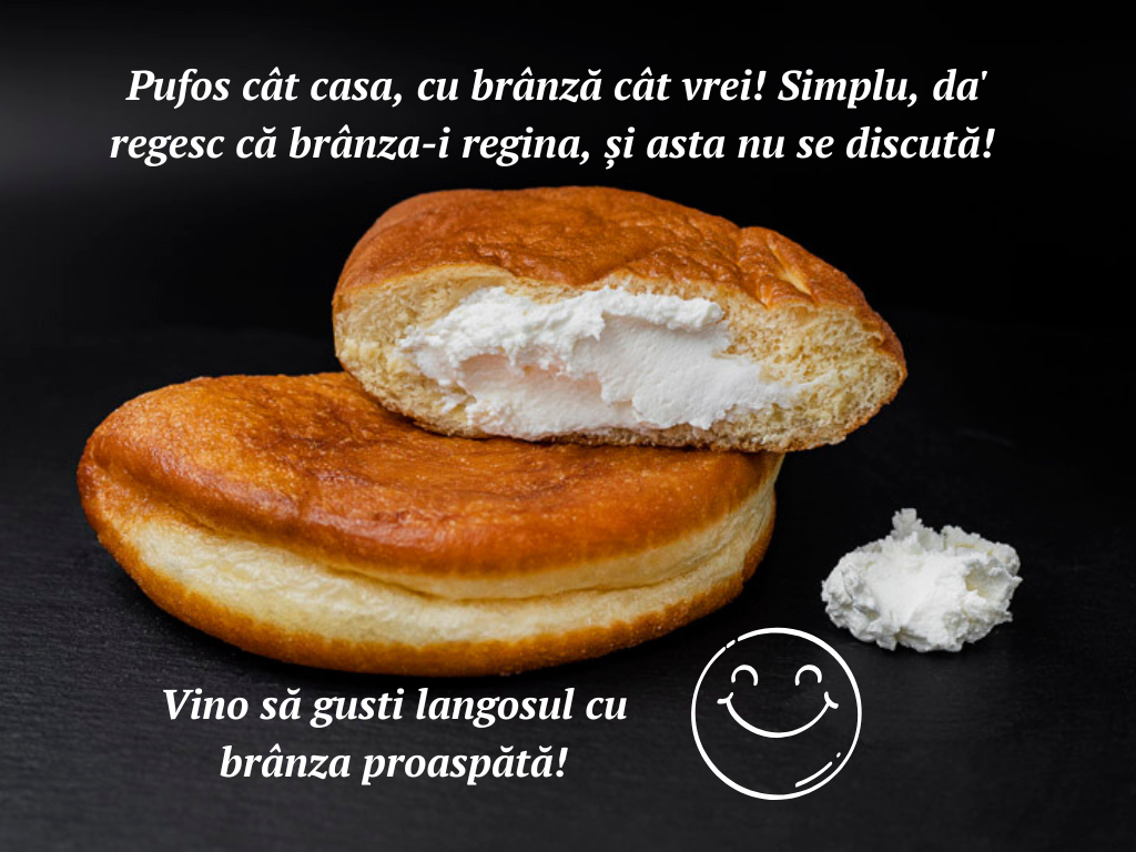 Langos cu branza