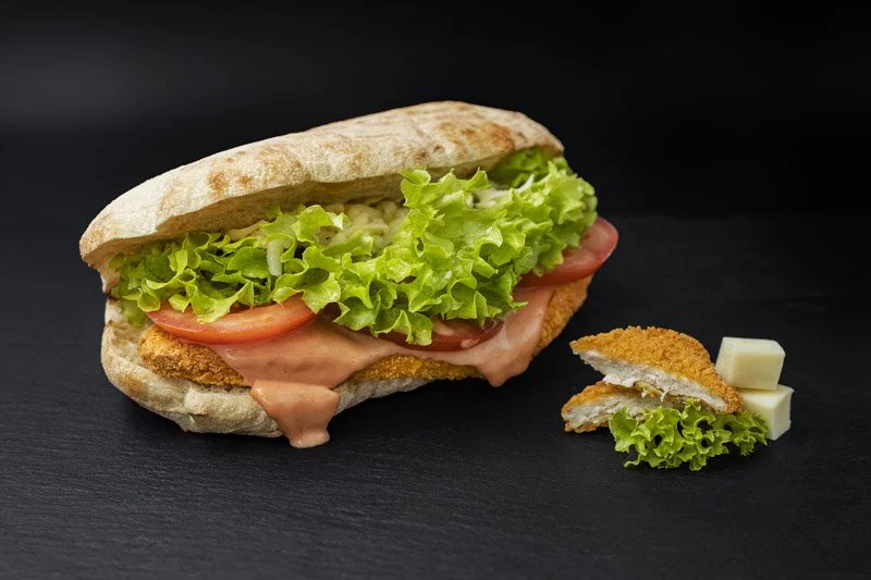 Sandwich cu șnițel 