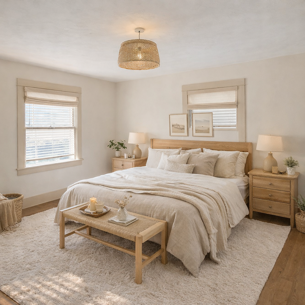 1920s Craftsman Master Bed AFTER