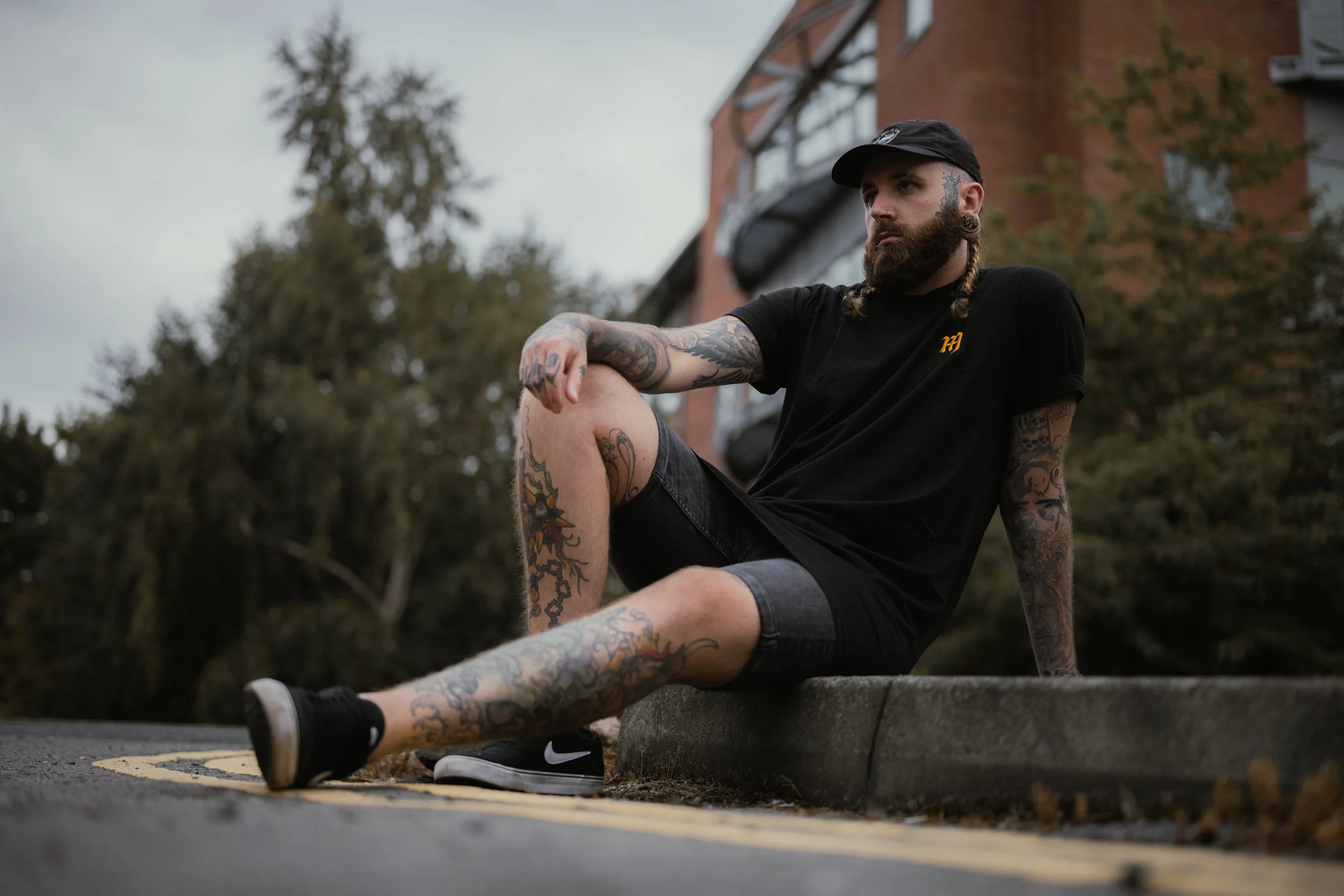 Garment: Crucial Longline - Black / Model: @kieran_xx3 / Photog: @crisgreaves